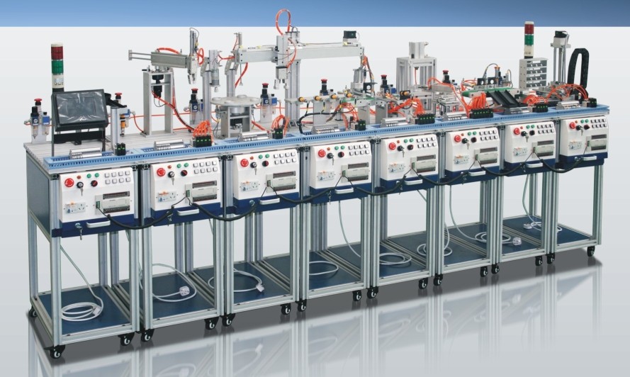  LG-MPS02型 八站模塊化柔性自動化生產(chǎn)實訓(xùn)系統(tǒng)