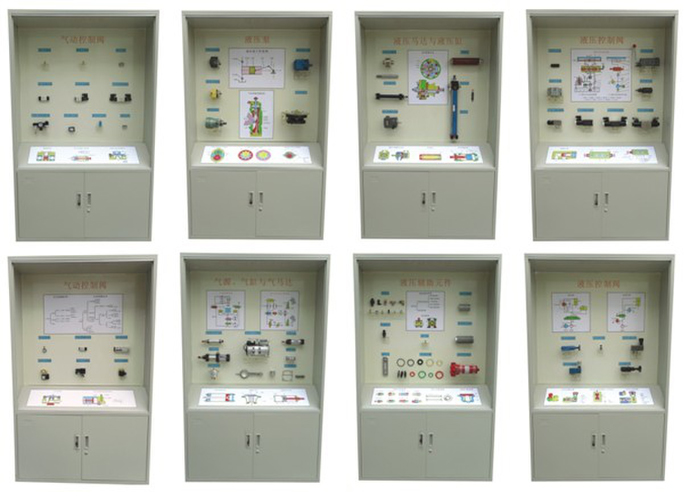 LG-YQG01型 氣動液壓示教陳列柜