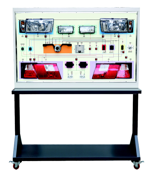 汽車燈光照明系統(tǒng)示教板